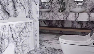 white lilac marble